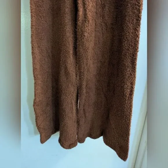 Reformation Small Brown fuzzy wide leg pants! - Picture 3 of 5